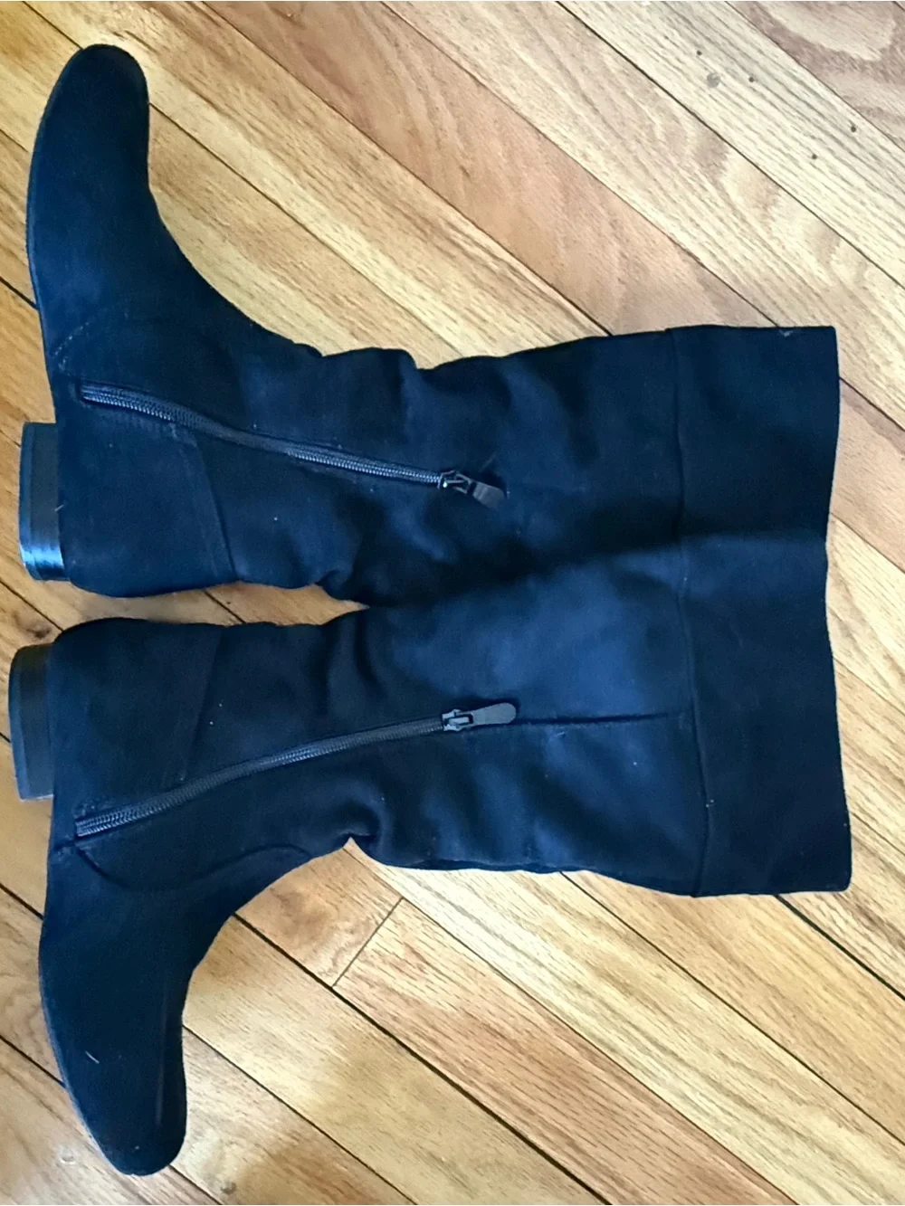 Dream Pairs Black Side Zip Boots